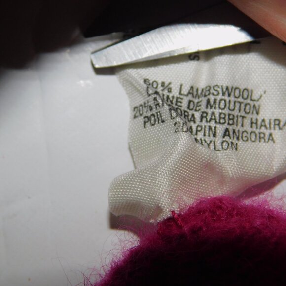 Parkhurst Womens Fuchsia pink Cloche Bucket style Wool Angora Blend Winter hat - Picture 2 of 7